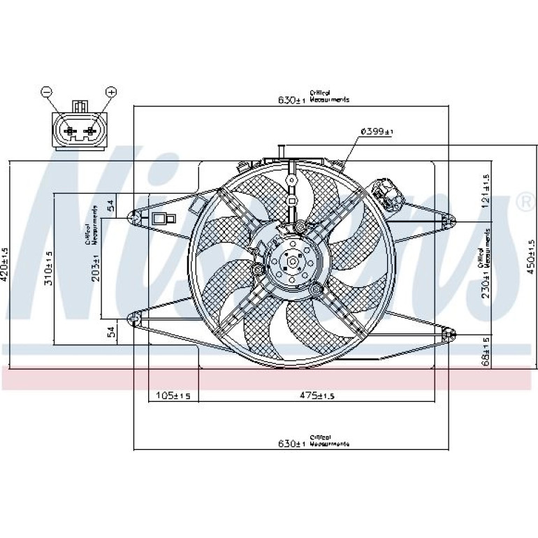 Kühlerlüfter PKW 85105 Kühlerlüfter PKW 85105