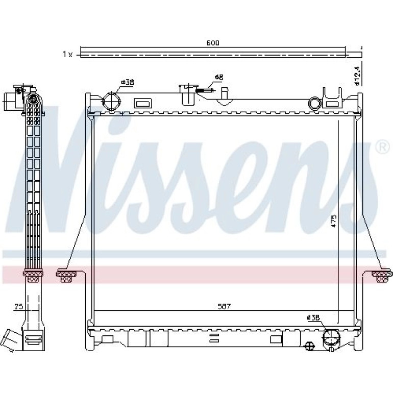 Wasserkühler PKW 60856 Wasserkühler PKW 60856