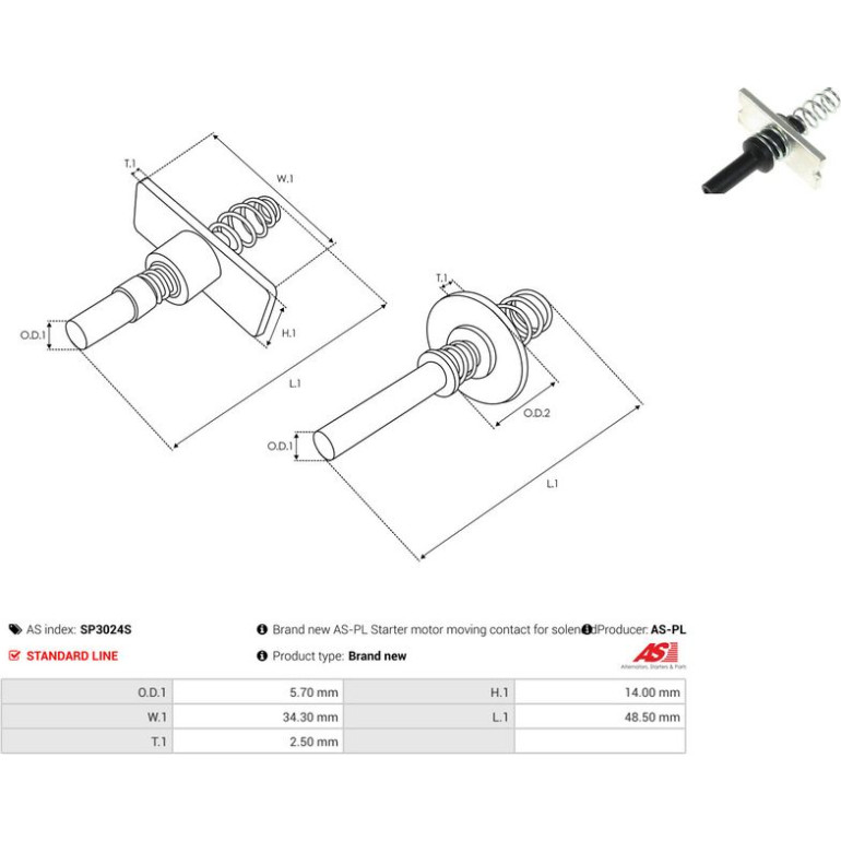 REPARATURSATZ, STARTER SP3024S REPARATURSATZ, STARTER SP3024S