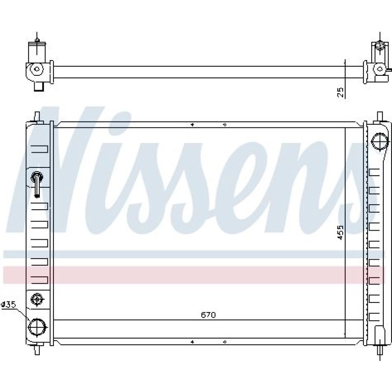 Wasserkühler PKW 68743 Wasserkühler PKW 68743