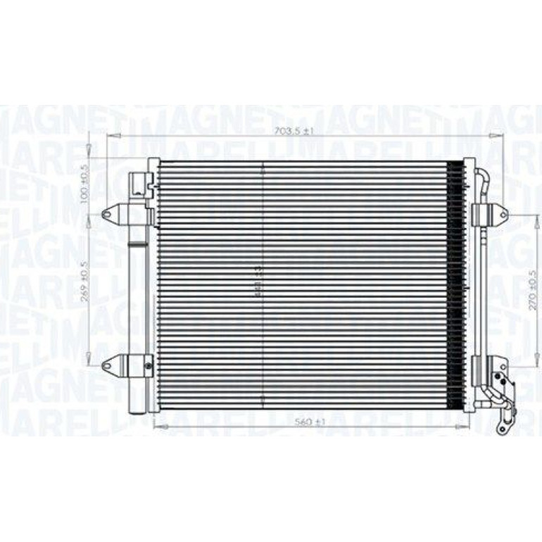 KONDENSATOR, KLIMAANLAGE BC833 KONDENSATOR, KLIMAANLAGE BC833