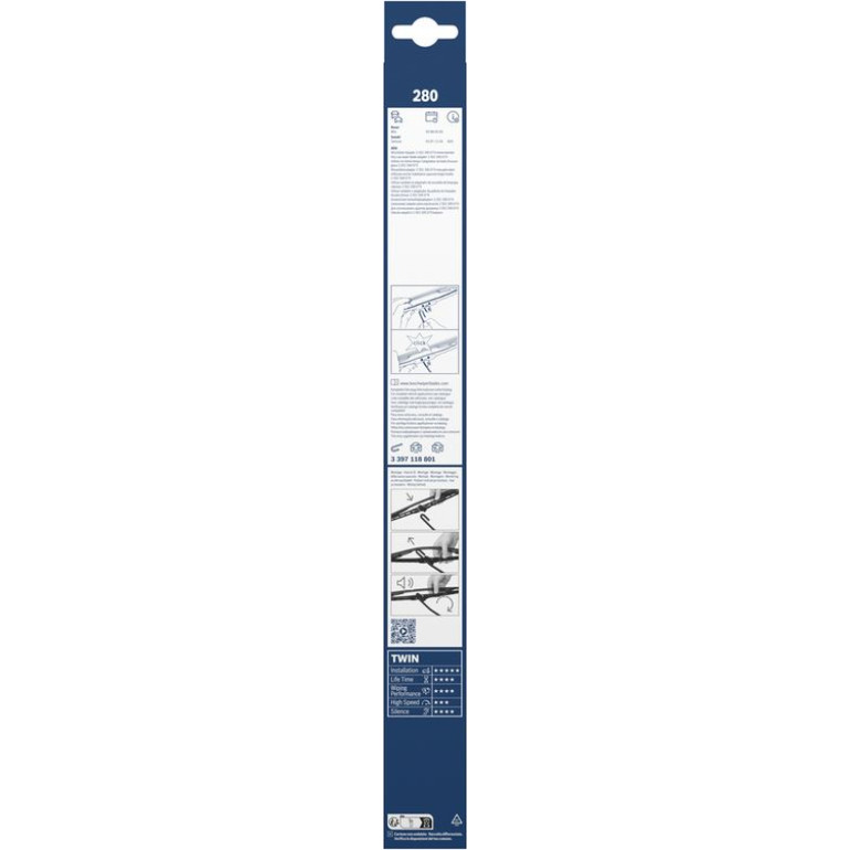 280 BOSCH Wischerblatt 3397118801 280 BOSCH Wischerblatt 3397118801