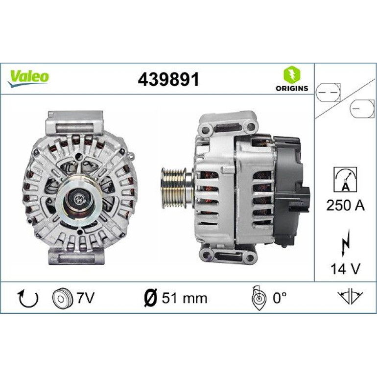 VALEO Generator 439891 VALEO Generator 439891