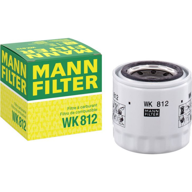 Mann & Hummel Kraftstofffilter PKW WK 812 Mann & Hummel Kraftstofffilter PKW WK 812