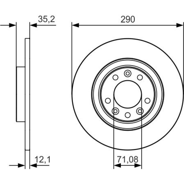Bremsscheibe 0 986 479 C25