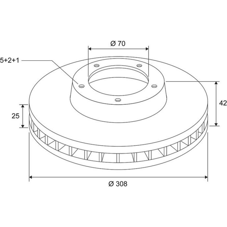 VALEO Bremsscheibe 197244 VALEO Bremsscheibe 197244