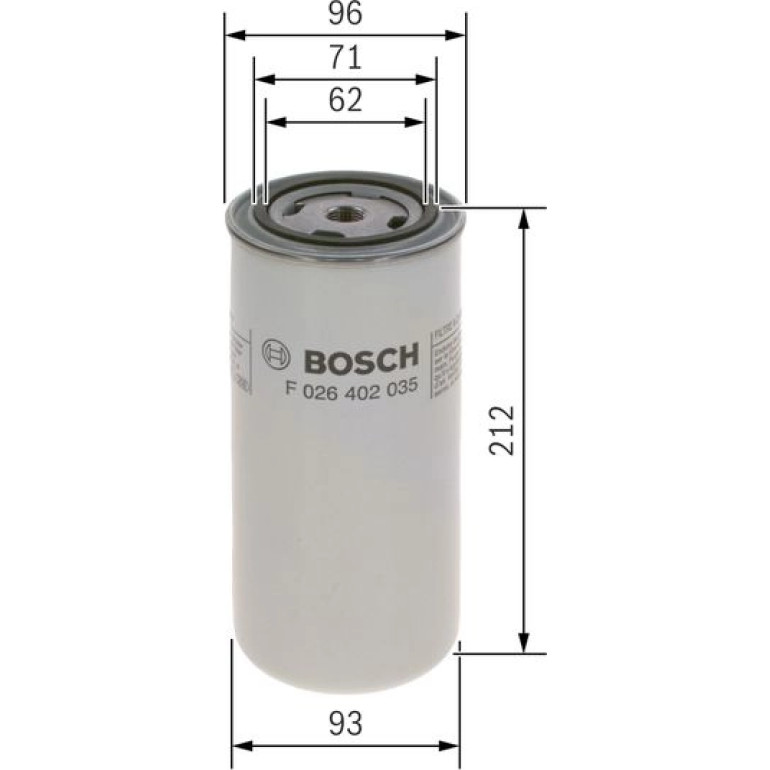 Kraftstofffilter F 026 402 035 Kraftstofffilter F 026 402 035