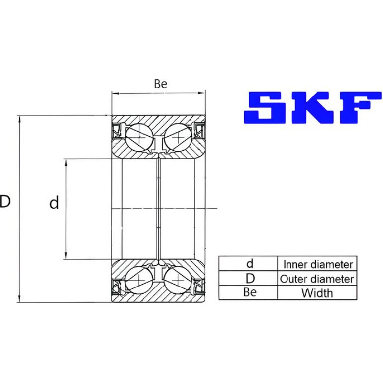 Radlagersatz VA li/re VKBA 7056 Radlagersatz VA li/re VKBA 7056
