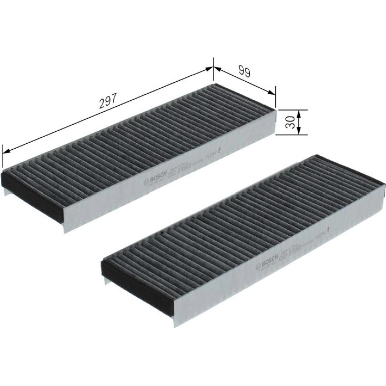 Aktivkohlefilter 1987432422 Aktivkohlefilter 1987432422