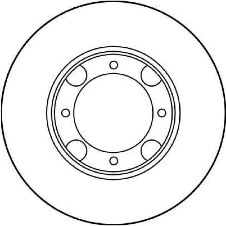 Bremsscheibe Hyundai P. Accent/Pony 89-99 DF1958 Bremsscheibe Hyundai P. Accent/Pony 89-99 DF1958