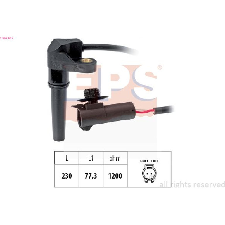Drehzahlsensor, Automatikgetriebe 1.953.617 Drehzahlsensor, Automatikgetriebe 1.953.617