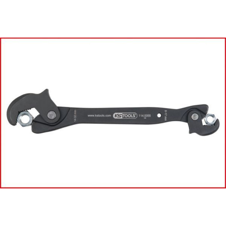 KS TOOLS Einhand-Multifunktionsschlüssel, 8-17/14-32 mm 114.0055