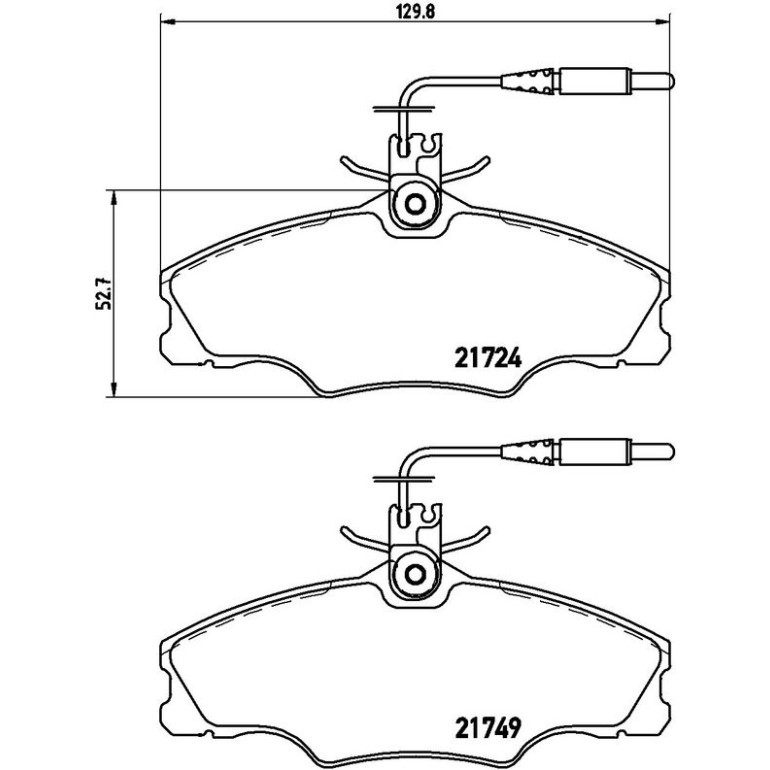 BREMBO Bremsklötze VA P 61 056 BREMBO Bremsklötze VA P 61 056
