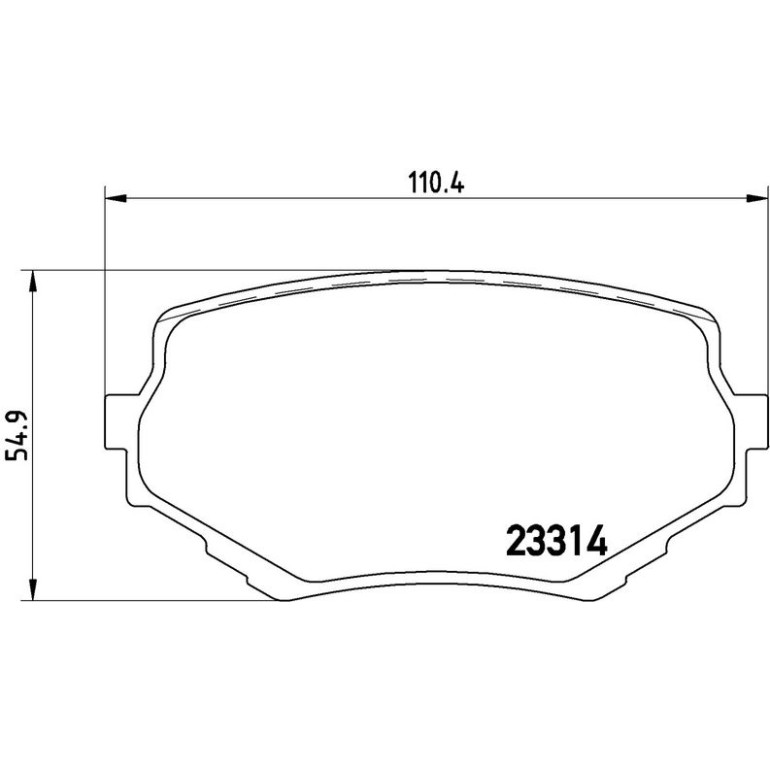BREMBO Bremsklötze VA P 79 009 BREMBO Bremsklötze VA P 79 009