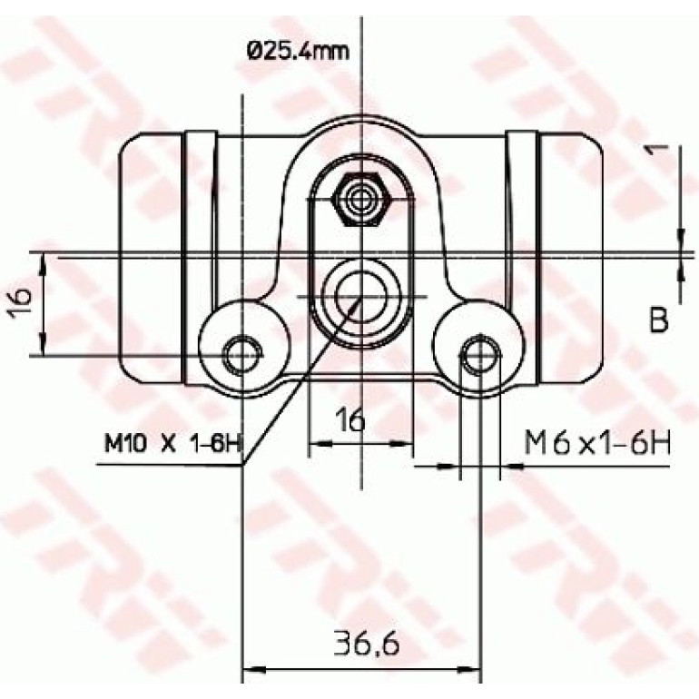TRW Bremsrolle BWL112 TRW Bremsrolle BWL112