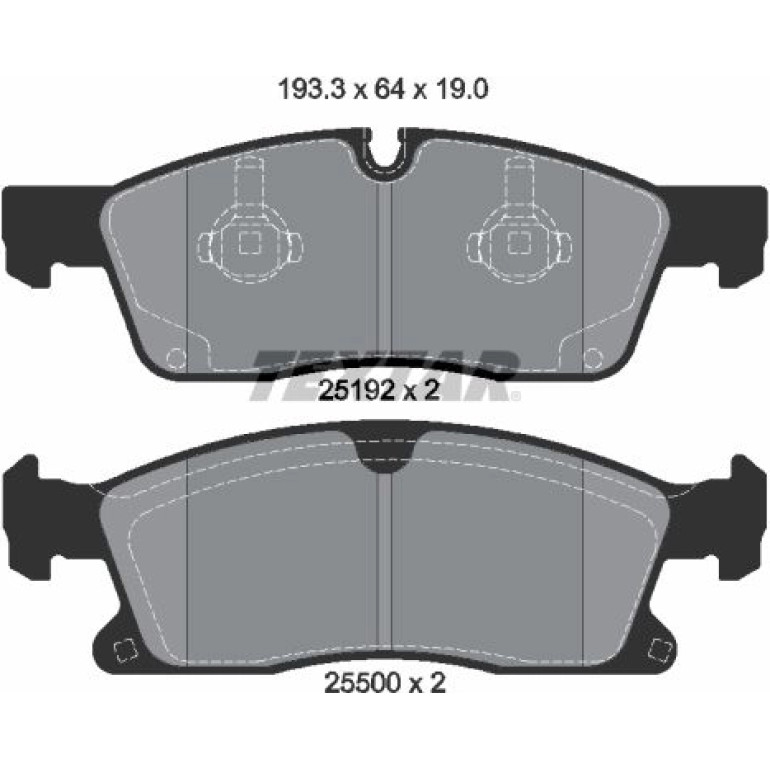 Bremsbelagsatz Db P. W166/X166 Gl/Ml 11 û Usa-Version 2519201 Bremsbelagsatz Db P. W166/X166 Gl/Ml 11 û Usa-Version 2519201