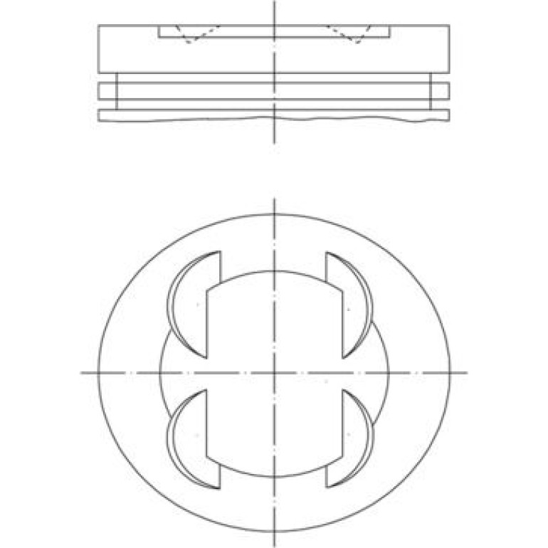 MAHLE Kolben 681 PI 00109 000 MAHLE Kolben 681 PI 00109 000