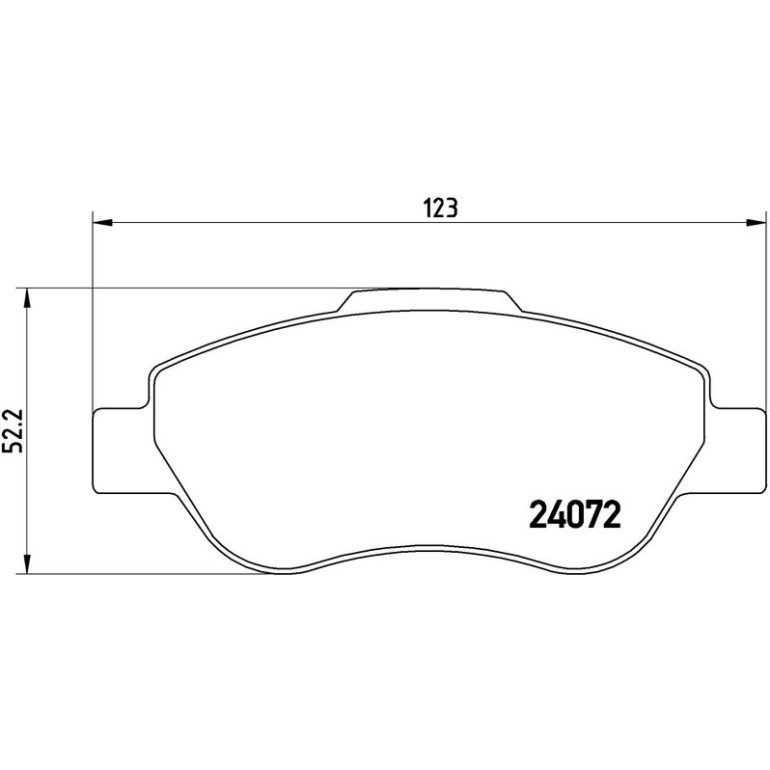 BREMBO Bremsklötze VA P 23 097 BREMBO Bremsklötze VA P 23 097