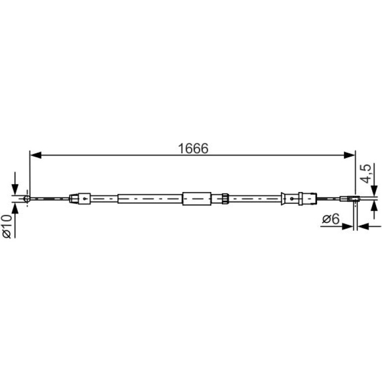 Handbremsseil 1987482032 Handbremsseil 1987482032