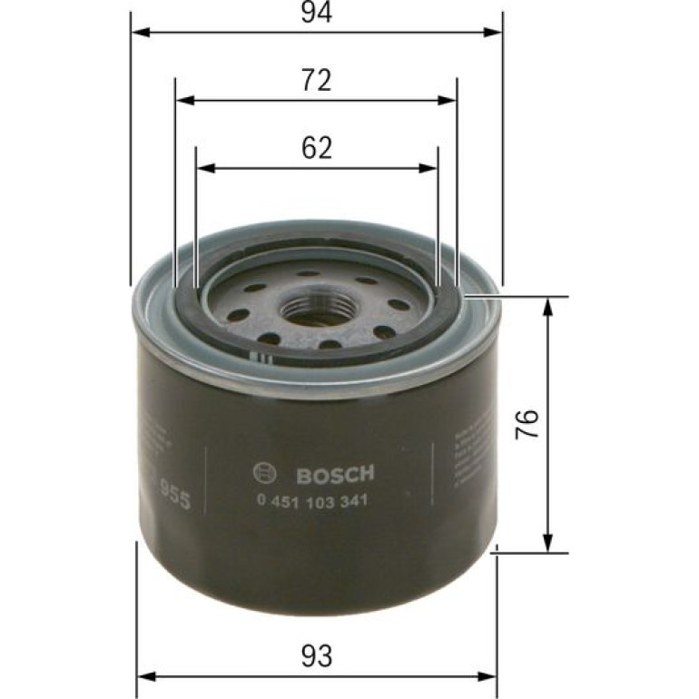 Ölfilter 0 451 103 341 Ölfilter 0 451 103 341
