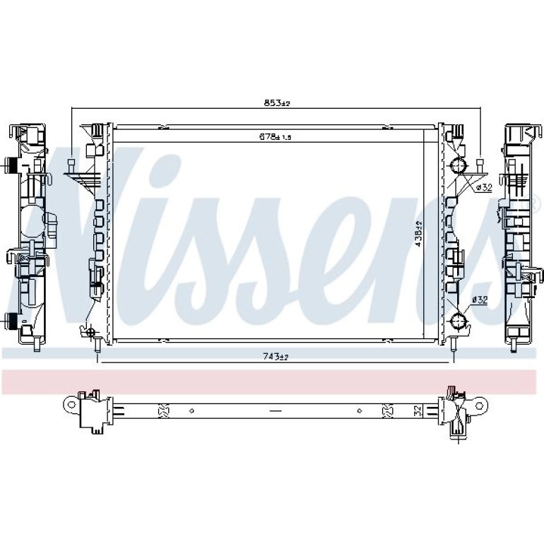 Wasserkühler PKW 637642 Wasserkühler PKW 637642