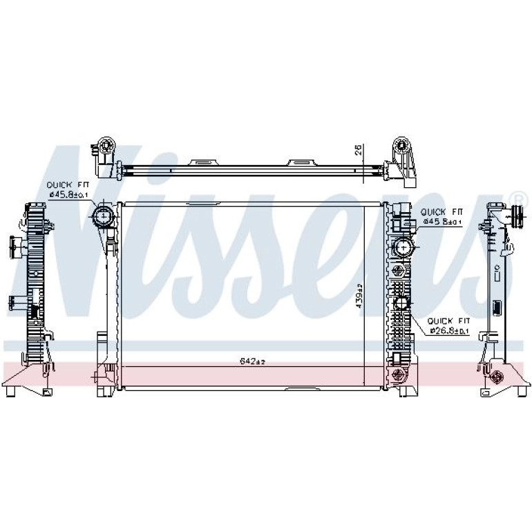 Wasserkühler PKW 67168 Wasserkühler PKW 67168