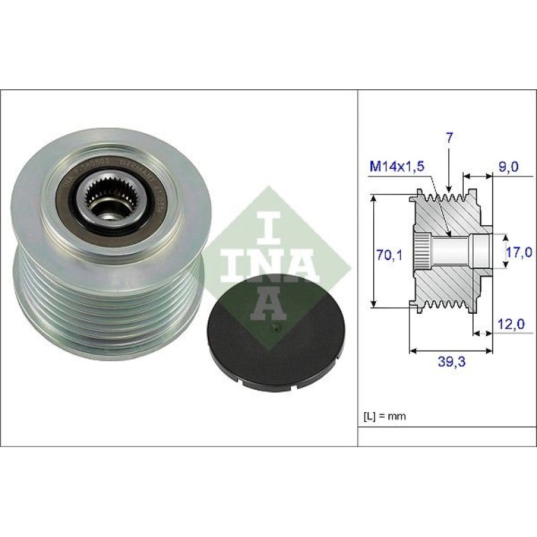 Generatorfreilauf 535 0214 10 Generatorfreilauf 535 0214 10