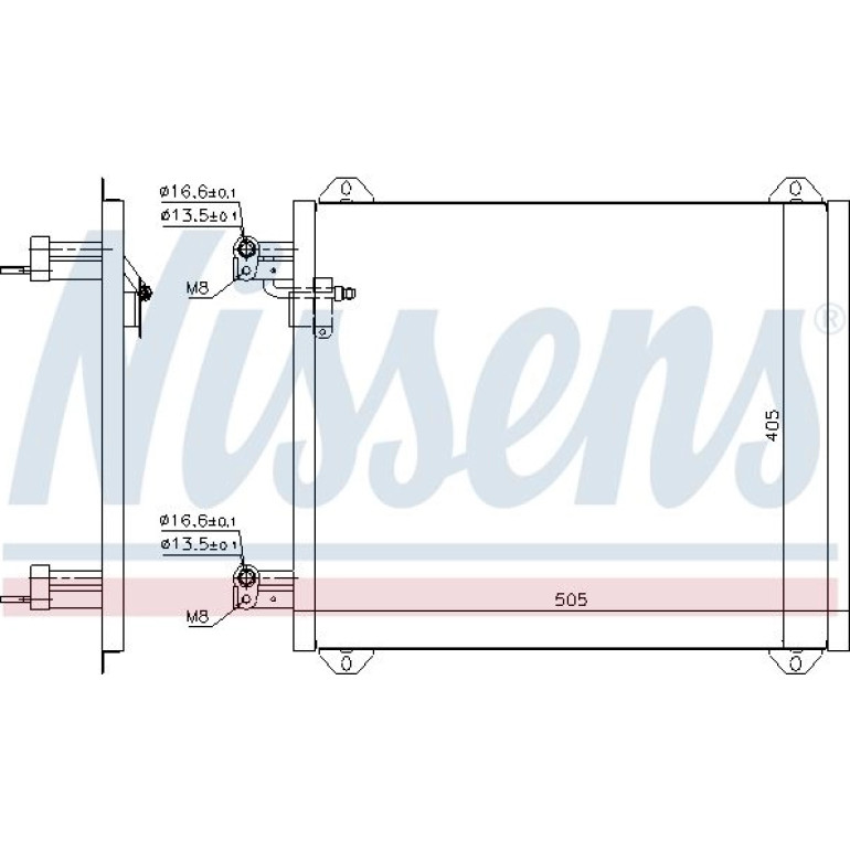 Kondensator PKW 94584 Kondensator PKW 94584