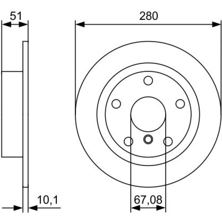 Bremsscheibe 0 986 479 C92 Bremsscheibe 0 986 479 C92