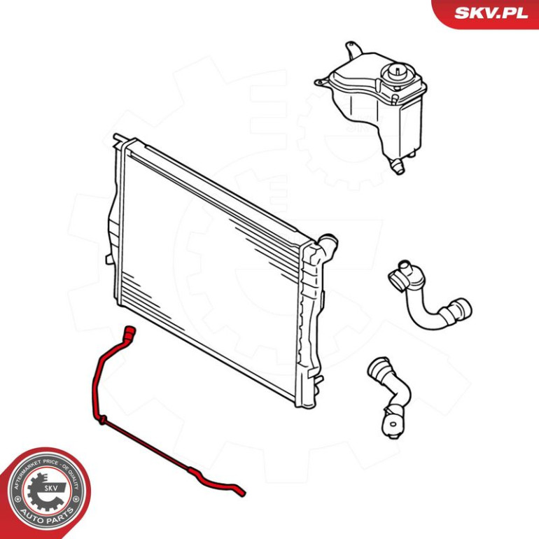 ESEN SKV Kühlerschlauch 43SKV738