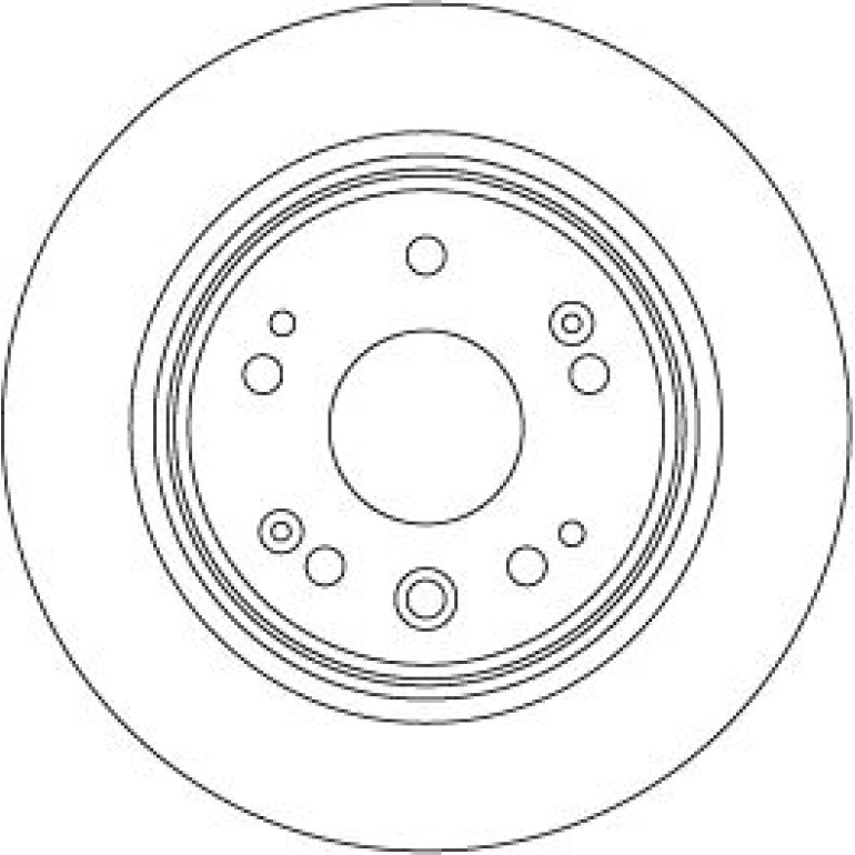Bremsscheibe Honda T. Cr-V 2.0 01-06 DF8083