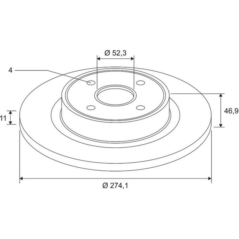 VALEO Bremsscheibe 675401