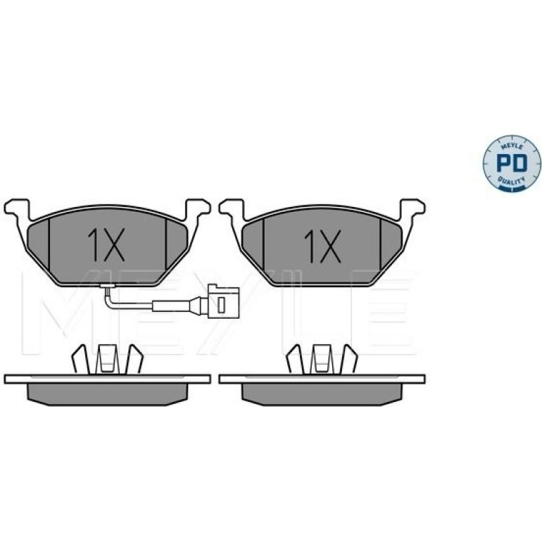 Bremsbelagsatz Vw P. Audi A3 96- Bora/Golf 4 98- Mit Sensor 025 231 3119/PD Bremsbelagsatz Vw P. Audi A3 96- Bora/Golf 4 98- Mit Sensor 025 231 3119/PD