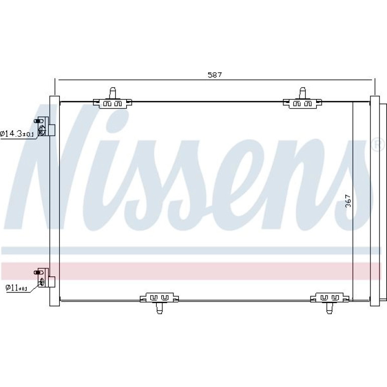 Kondensator PKW 940333 Kondensator PKW 940333