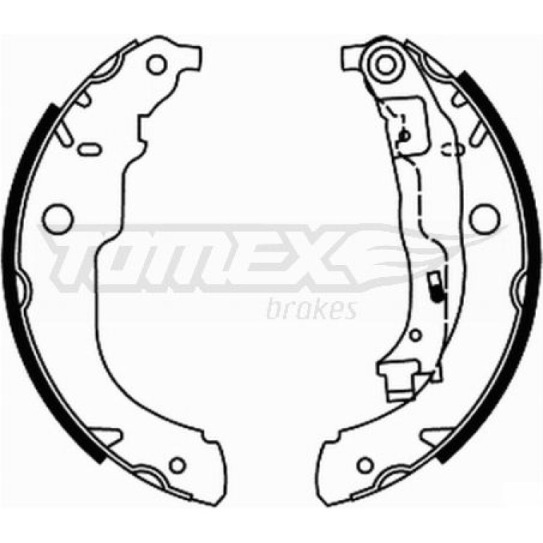 TOMEX brakes Bremsbackensatz TX 21-96 TOMEX brakes Bremsbackensatz TX 21-96