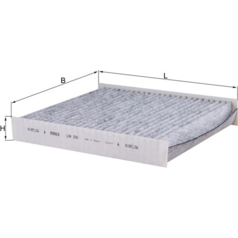 MAHLE Filter, Innenraumluft LAK 220 MAHLE Filter, Innenraumluft LAK 220