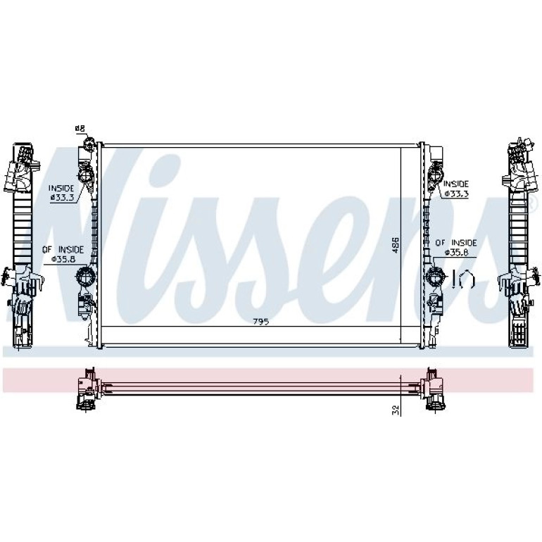 Wasserkühler PKW 63779 Wasserkühler PKW 63779