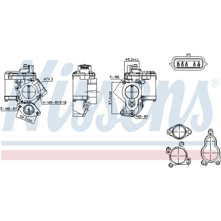 NISSENS Agr-Ventil 98463 NISSENS Agr-Ventil 98463