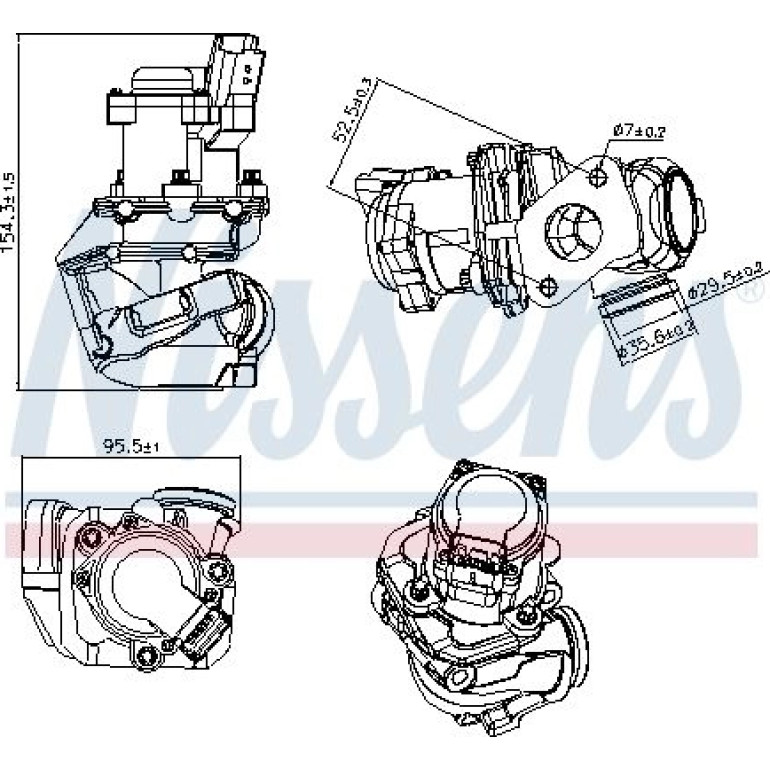 NISSENS Agr-Ventil 98188 NISSENS Agr-Ventil 98188