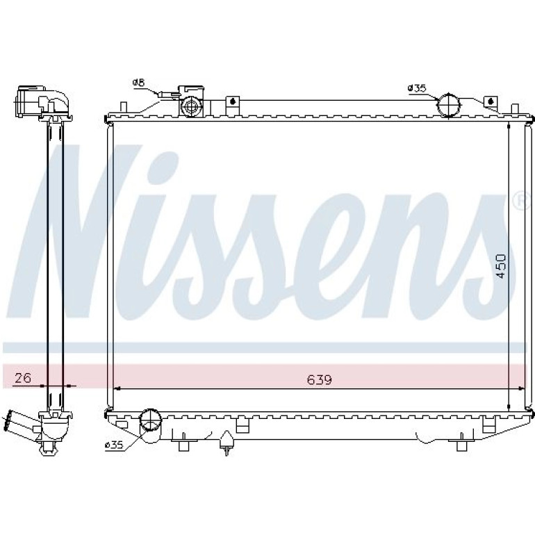 Wasserkühler PKW 62246A Wasserkühler PKW 62246A