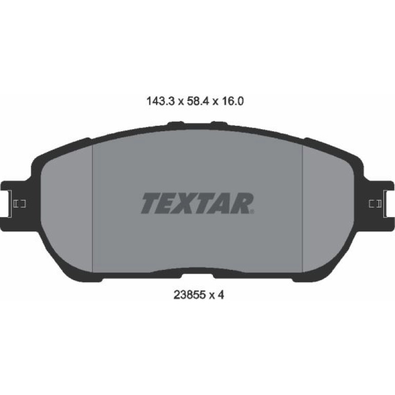 Bremsbelagsatz Toyota P. Avalon 04-/Camry 01 2385501 Bremsbelagsatz Toyota P. Avalon 04-/Camry 01 2385501