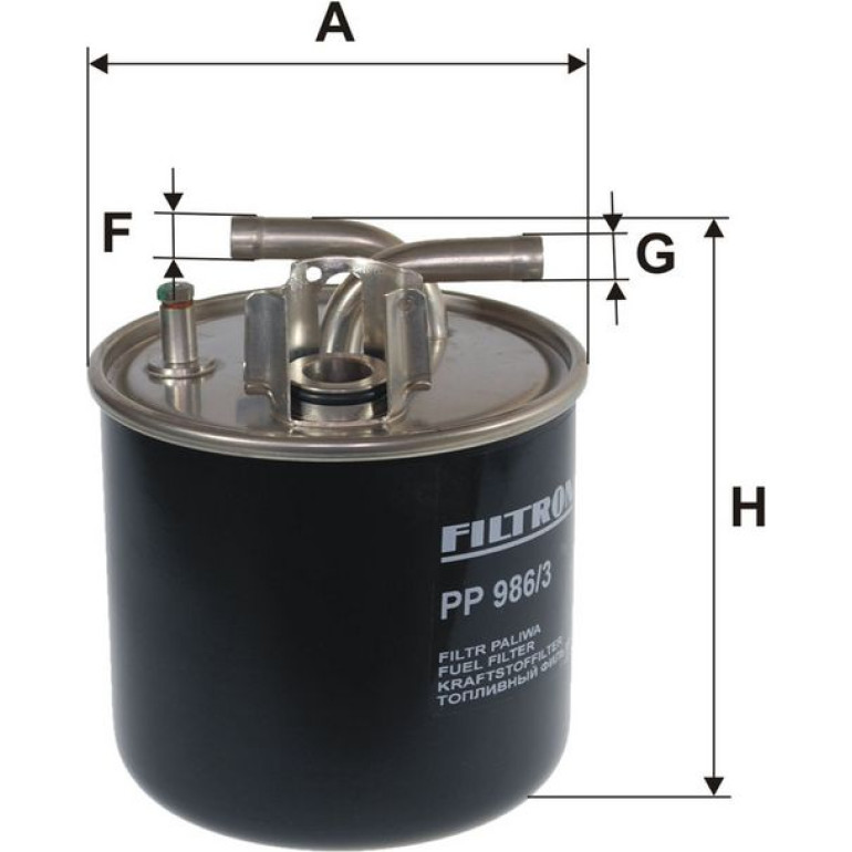 FILTRON Kraftstofffilter PP 986/3 FILTRON Kraftstofffilter PP 986/3