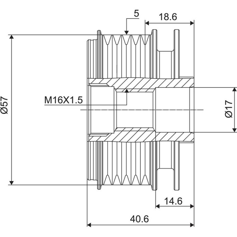 Generatorfreilauf 588043 Generatorfreilauf 588043
