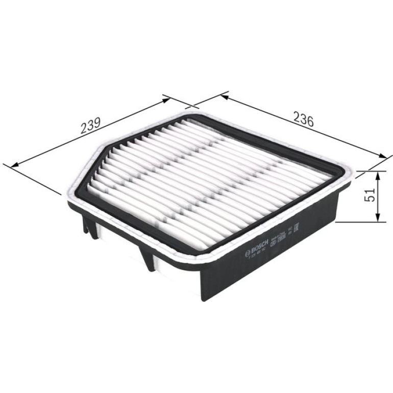 Luftfilter F 026 400 192 Luftfilter F 026 400 192