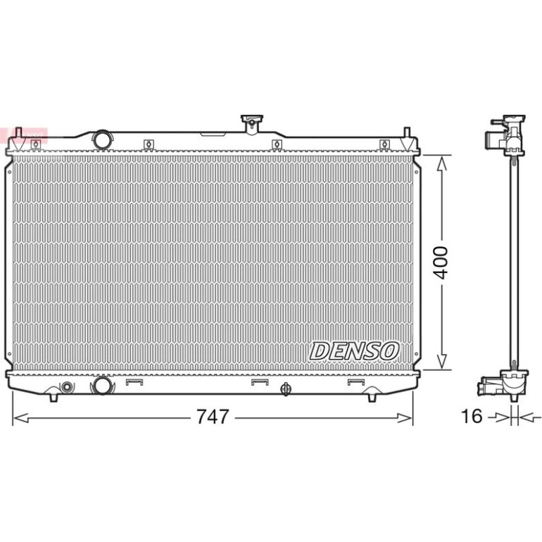 DENSO Motorkühler DRM40039 DENSO Motorkühler DRM40039