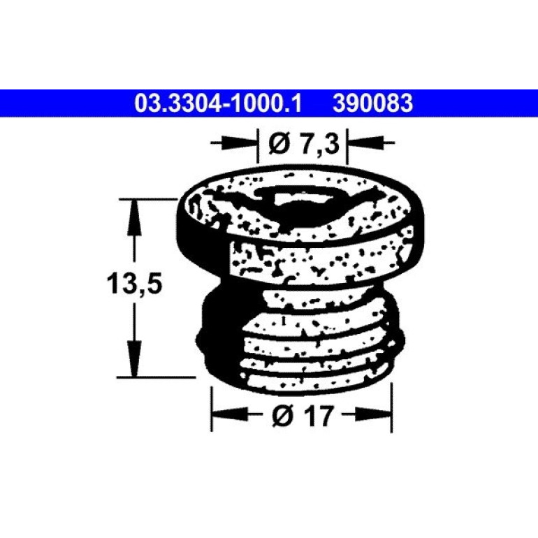 Stoppen, Bremsflüssigkeitsbeh„Lter 03.3304-1000.1 Stoppen, Bremsflüssigkeitsbeh„Lter 03.3304-1000.1