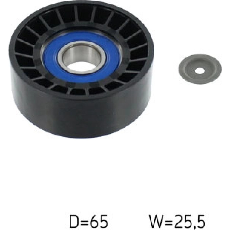 Umlenk-/Führungsrolle, Keilrippenriemen VKM 33133-1