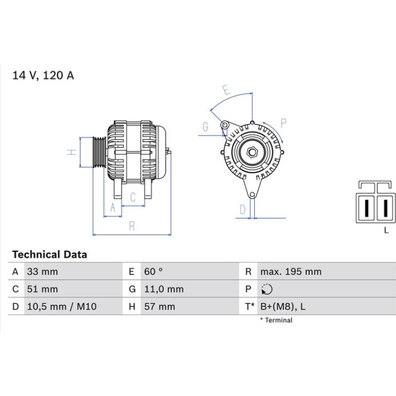 Lichtmaschine 0 986 081 060 Lichtmaschine 0 986 081 060