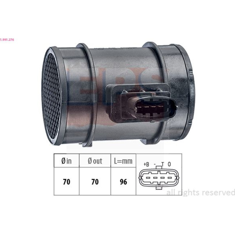 EPS Luftmassenmesser Luftmengenmesser 1.991.276 EPS Luftmassenmesser Luftmengenmesser 1.991.276