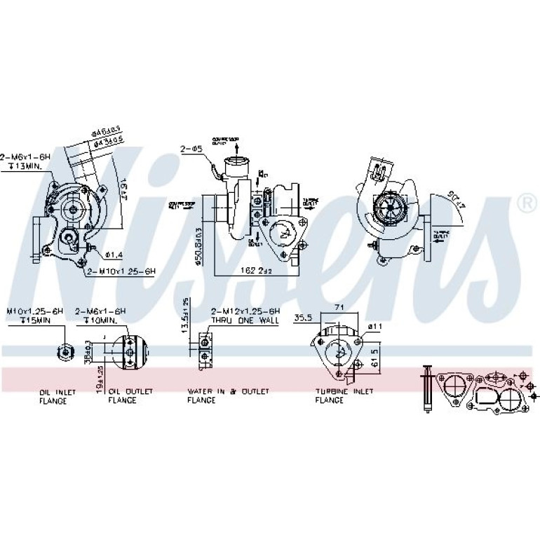 NISSENS Turbolader 93065 NISSENS Turbolader 93065